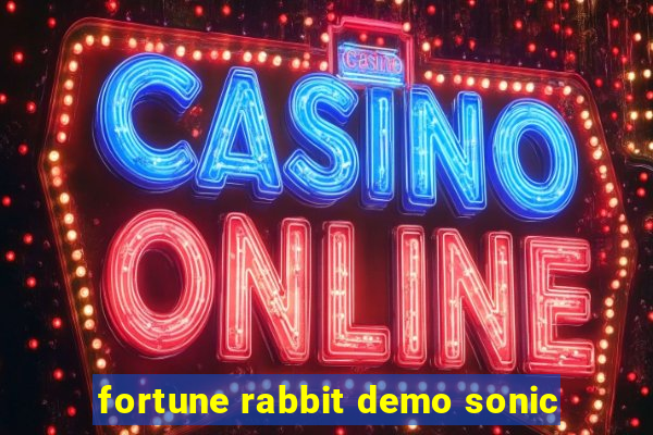 fortune rabbit demo sonic